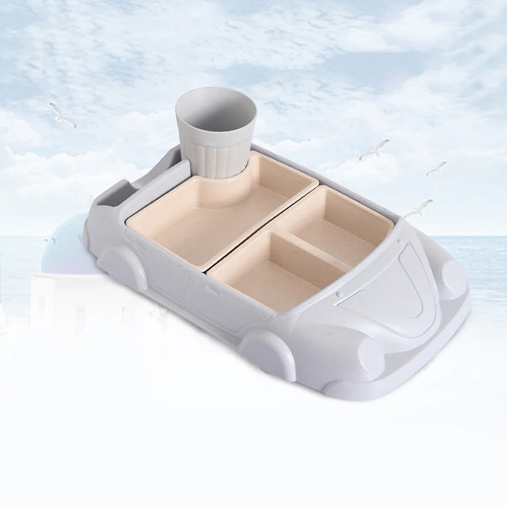 Baby Bamboo Car Shape Food Containers - Image 7