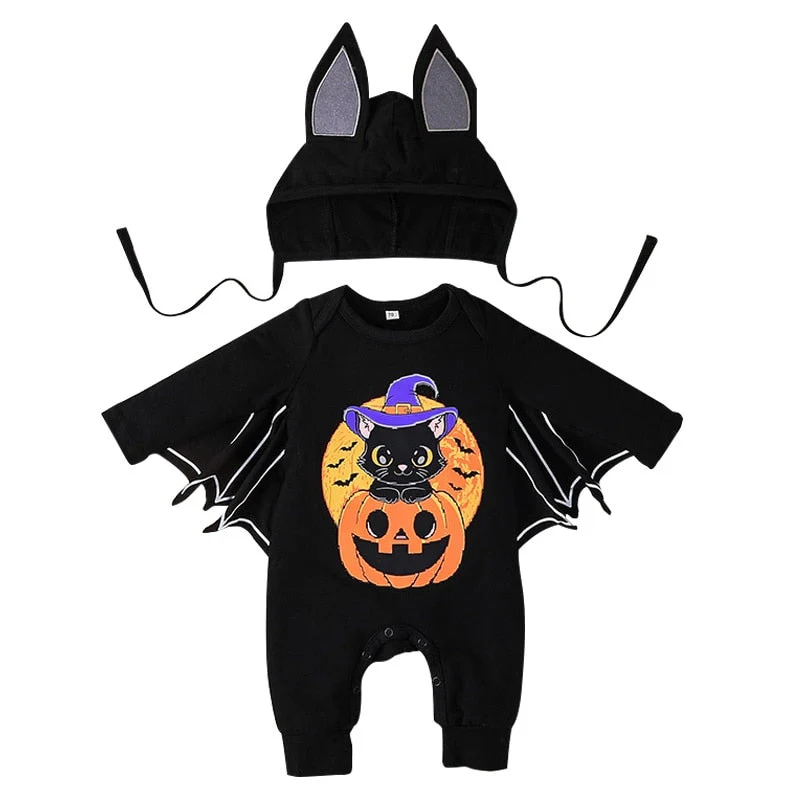Baby Bat Halloween Onesie - Image 10