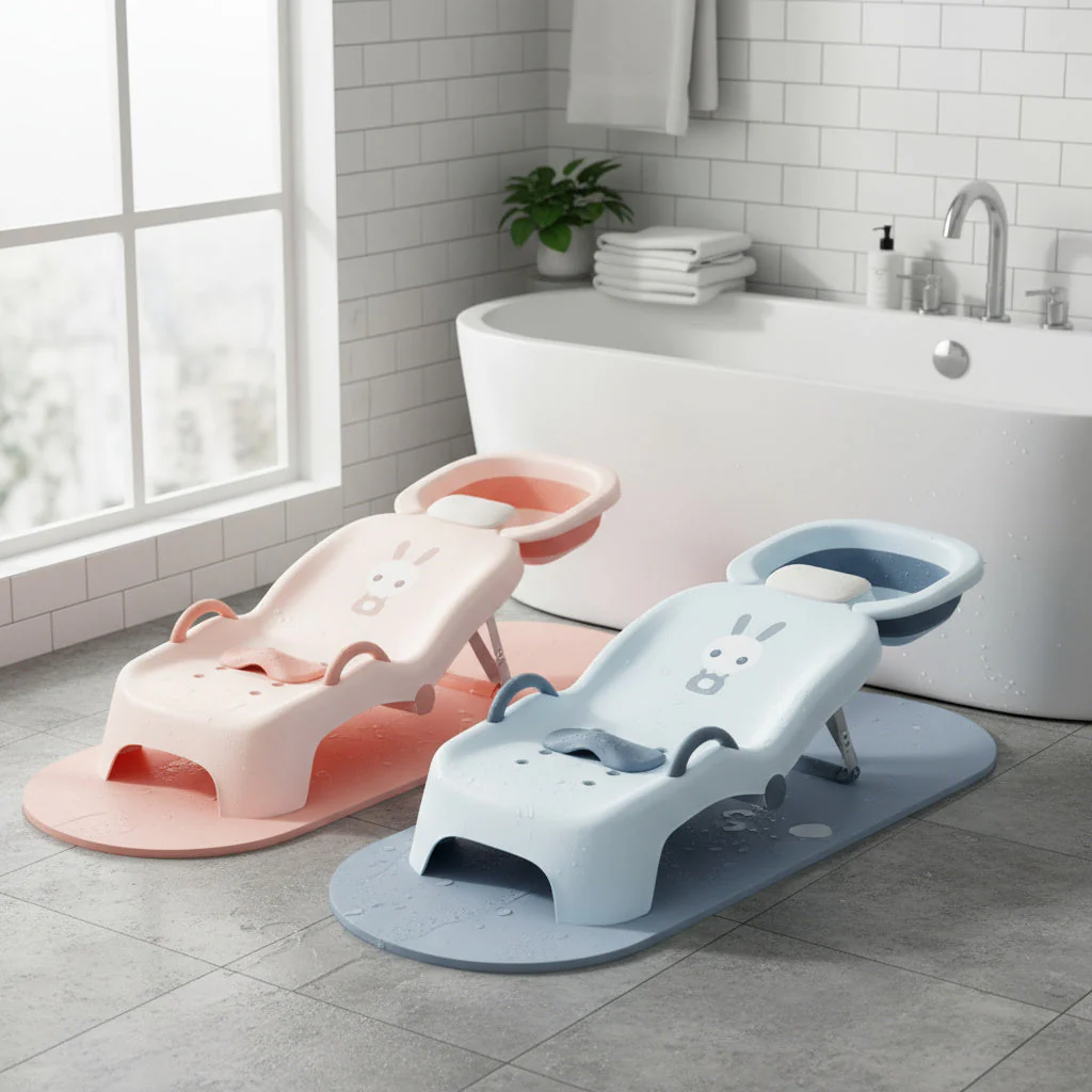 Baby Bath Support Foldable Reclining Chair - Image 3