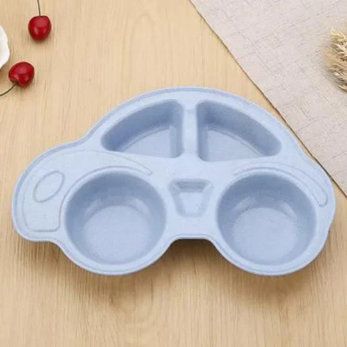 Baby Bowls Cartoon Car Kids Food Plate Tableware - Image 7