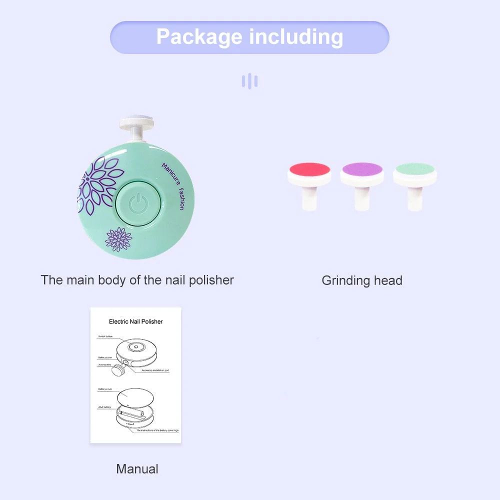 Baby Electric Nail Trimmer Set - Image 7