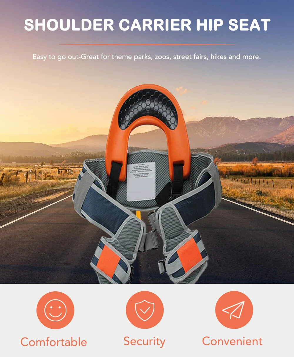 Baby Hands-Free Seat Shoulder Carrier - Image 3
