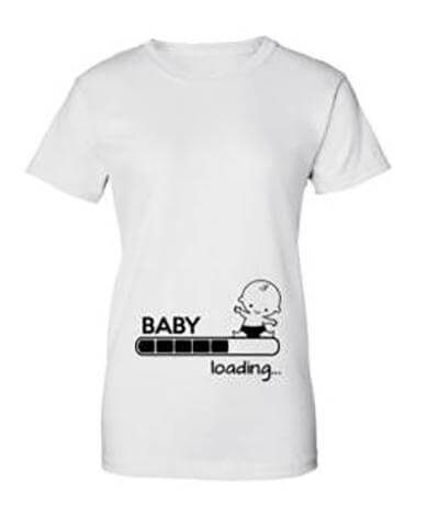 Baby Loading Funny T-shirt - Image 2
