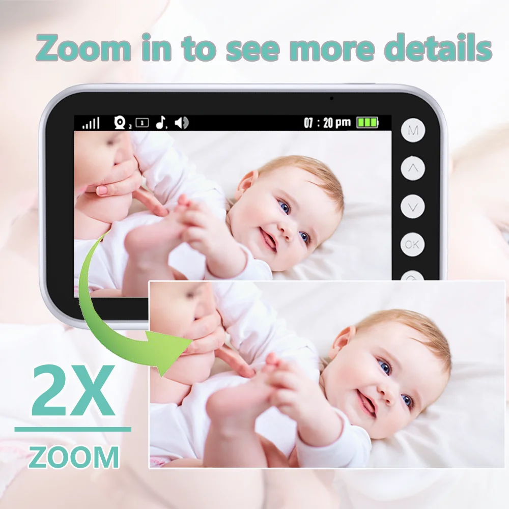 Baby Monitor Surveillance Night Vision Music Nanny Camera - Image 10