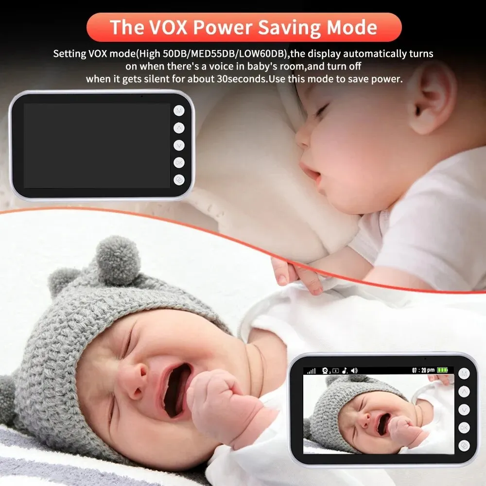 Baby Monitor Surveillance Night Vision Music Nanny Camera - Image 5