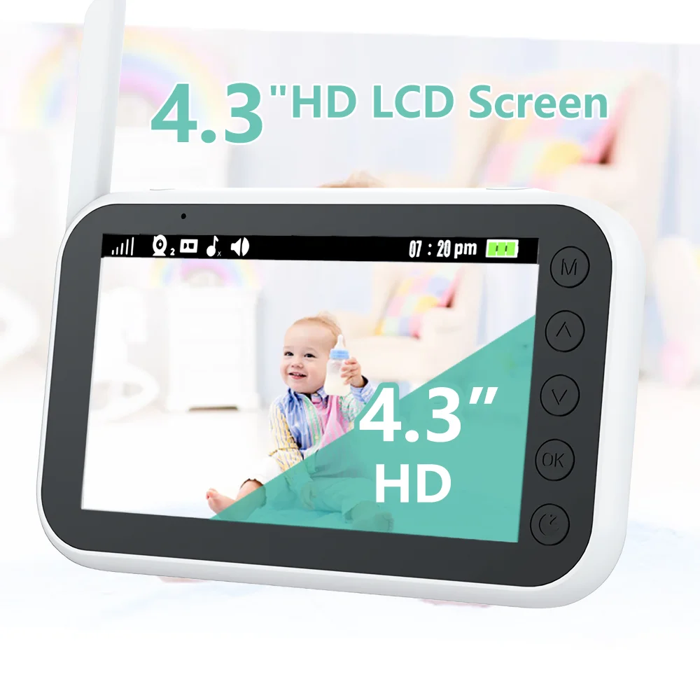 Baby Monitor Surveillance Night Vision Music Nanny Camera - Image 9