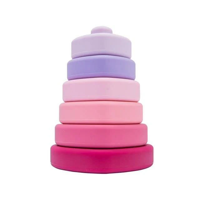 Baby Silicone Construction Stacking Smart Block Game - Image 13