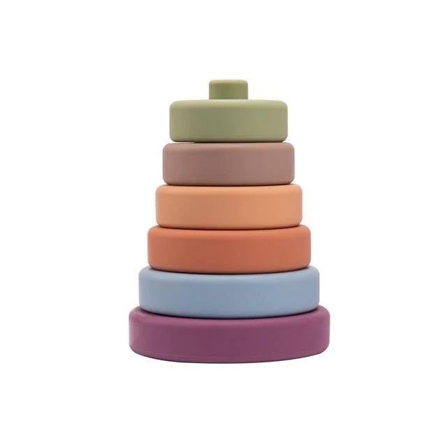 Baby Silicone Construction Stacking Smart Block Game - Image 20