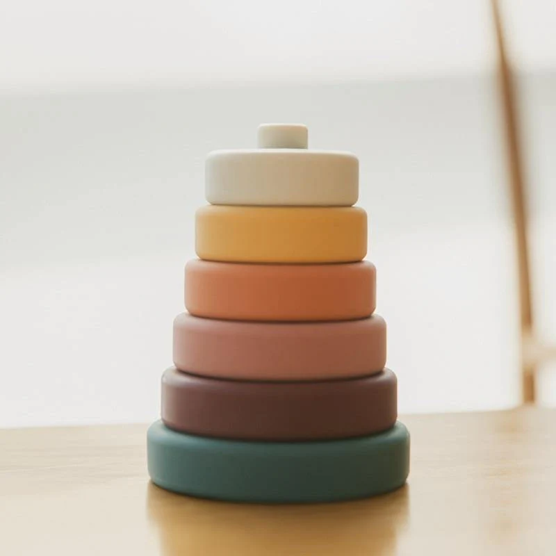 Baby Silicone Construction Stacking Smart Block Game - Image 5