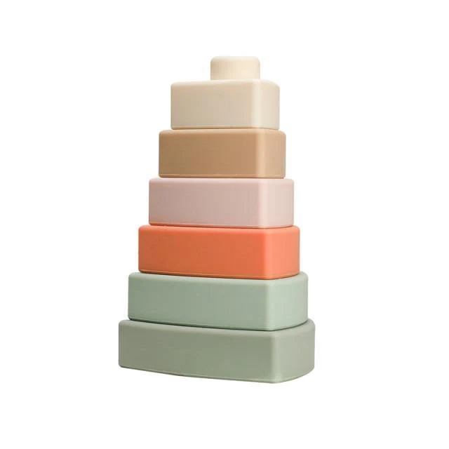 Baby Silicone Construction Stacking Smart Block Game - Image 6