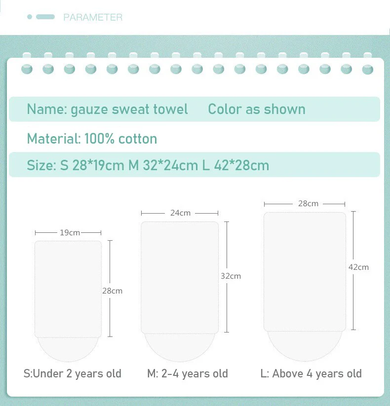 Baby Sweat Saver Back Towel - Image 5