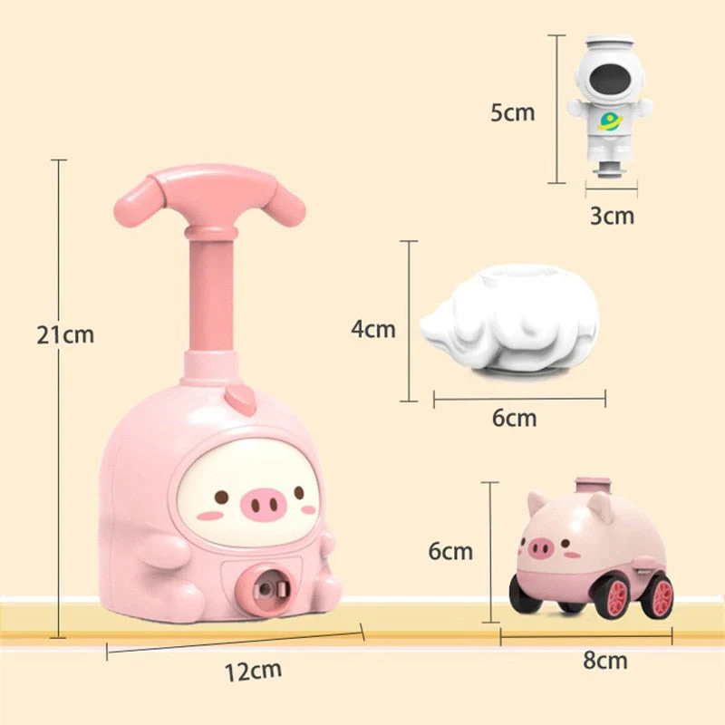 Balloon Air Power Aerodynamic Car Toy - Image 5