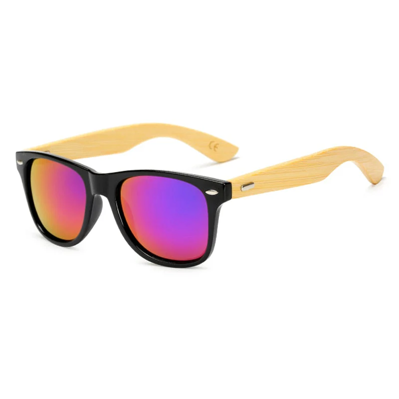 Bamboo Retro Wood Sunglasses - Image 12