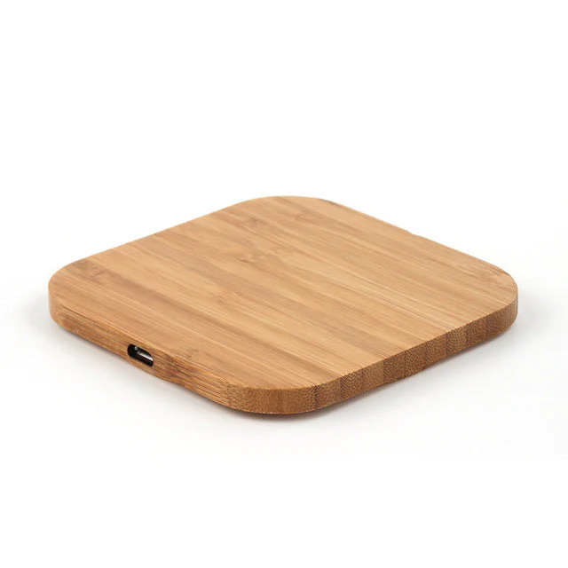 Bamboo Wood Slim Wireless Chargers - Image 3
