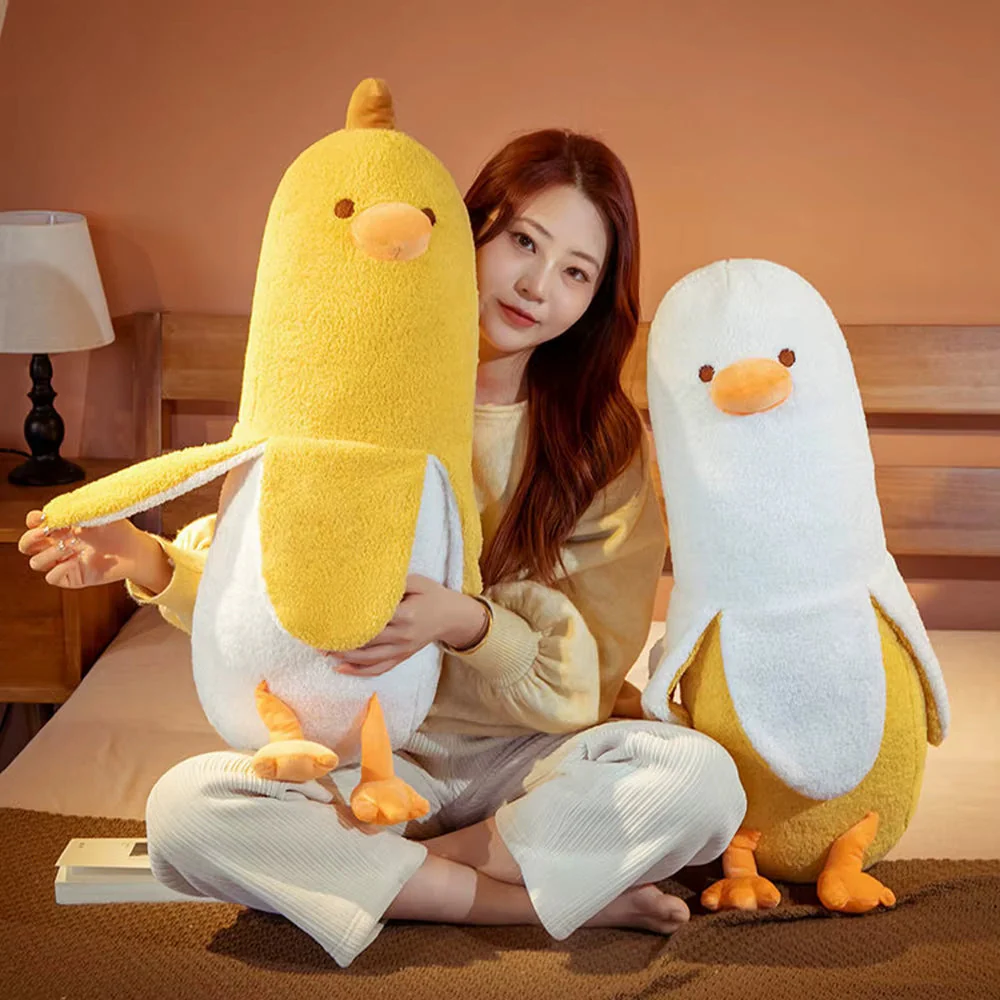 Banana Duck Plush Toy Pillow - Image 4