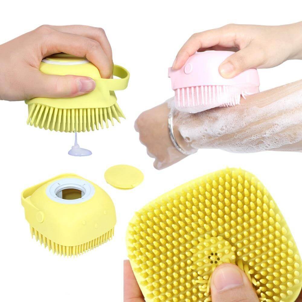 Bathing Brush Shampoo Dispenser - Image 2