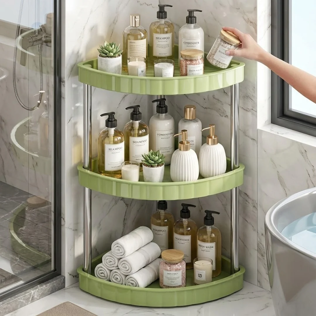 Bathroom Space-Saver Corner Organizer Rack - Image 4