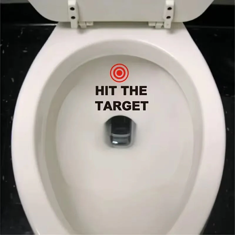 Bathroom Toilet Aim Practice Sticker - Image 5