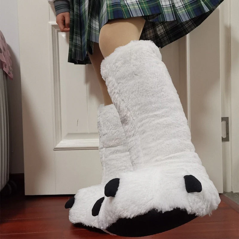 Bear Claw Winter Furry Slippers - Image 7