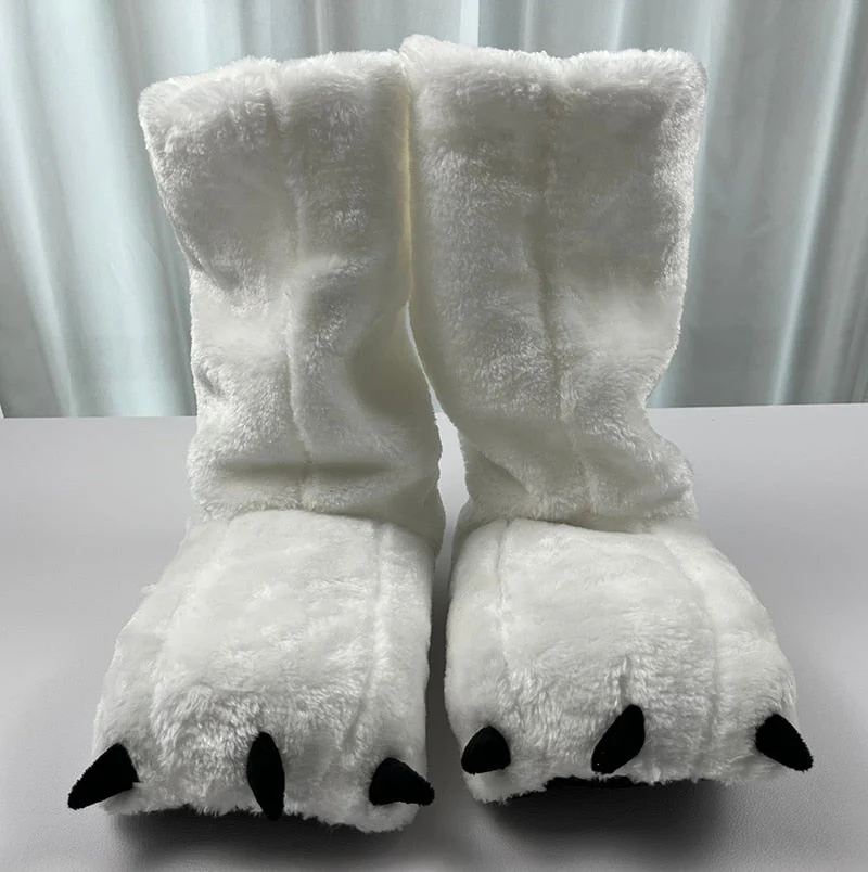 Bear Claw Winter Furry Slippers - Image 8