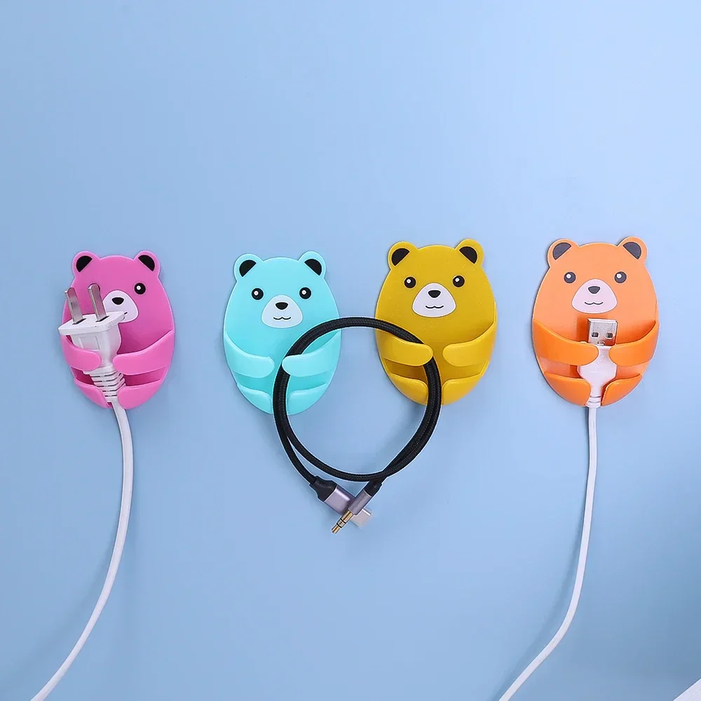 Bear Hug Self-Adhesive Wall Plug Holder - Image 3