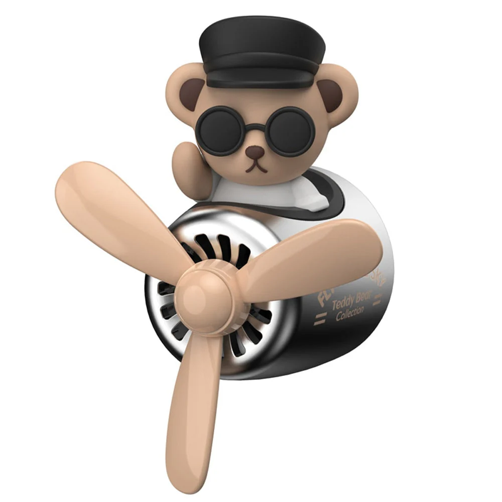 Bear Pilot Rotating Car Air Freshener - Image 10