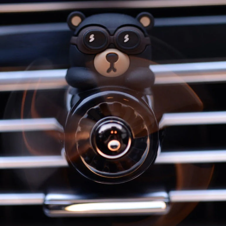 Bear Pilot Rotating Car Air Freshener - Image 5