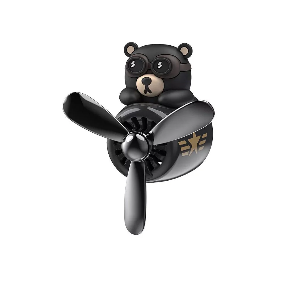 Bear Pilot Rotating Car Air Freshener - Image 8