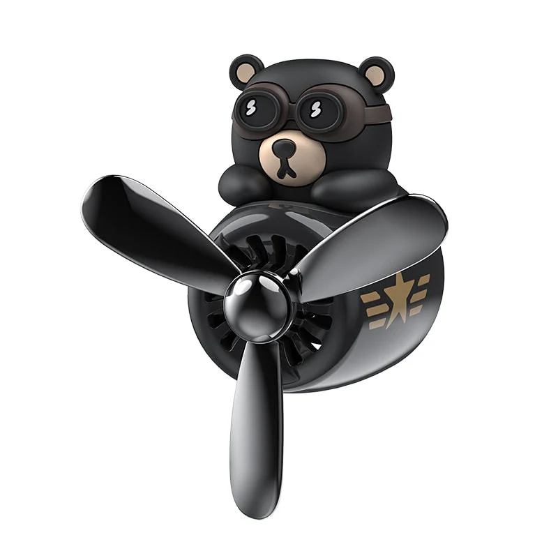 Bear Pilot Rotating Car Air Freshener - Image 9