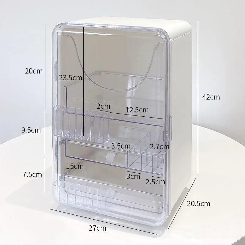 Beauty Makeup Organizer Magnetic Storage Box - Image 8