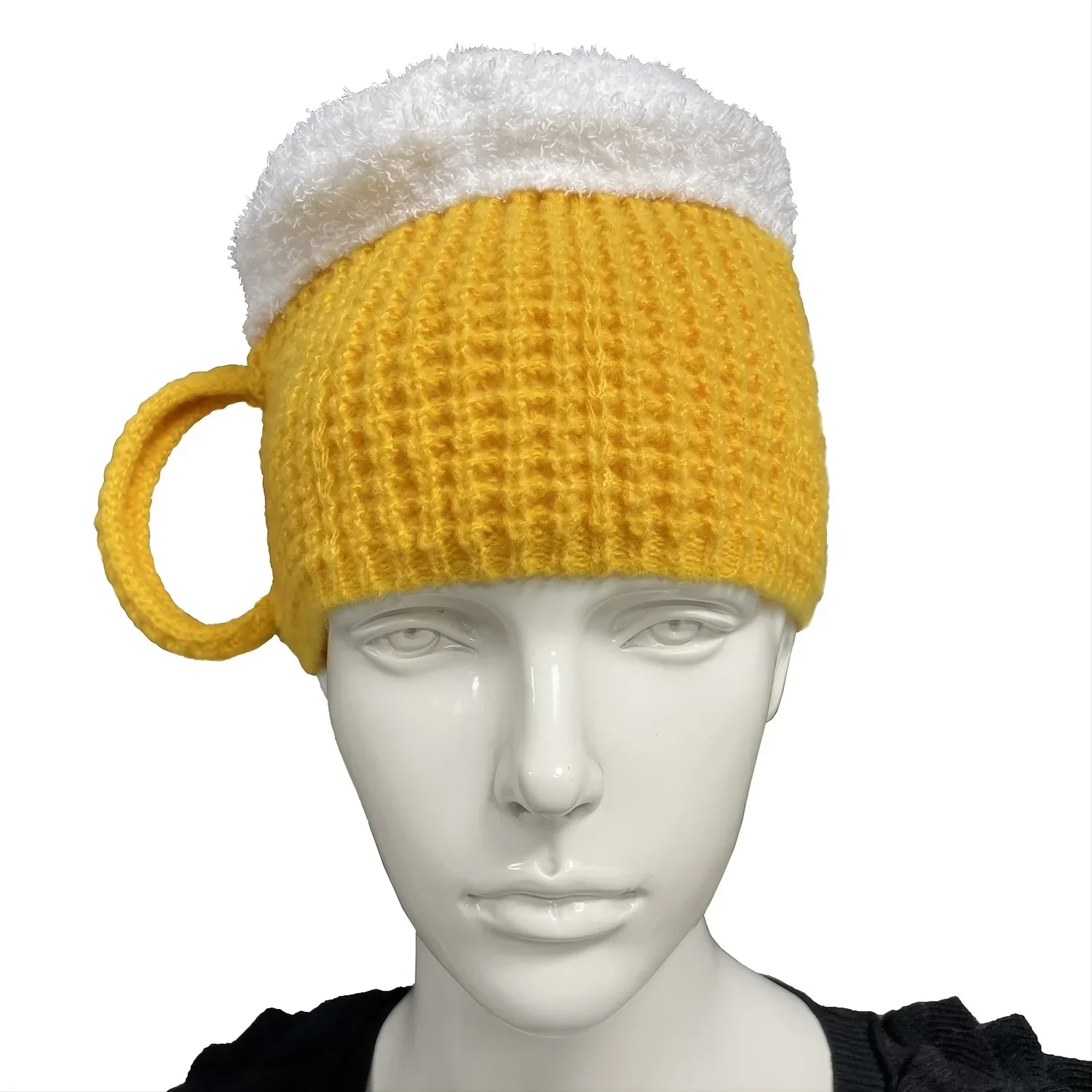 Beer Mug-Inspired Creative Knitted Hat - Image 5