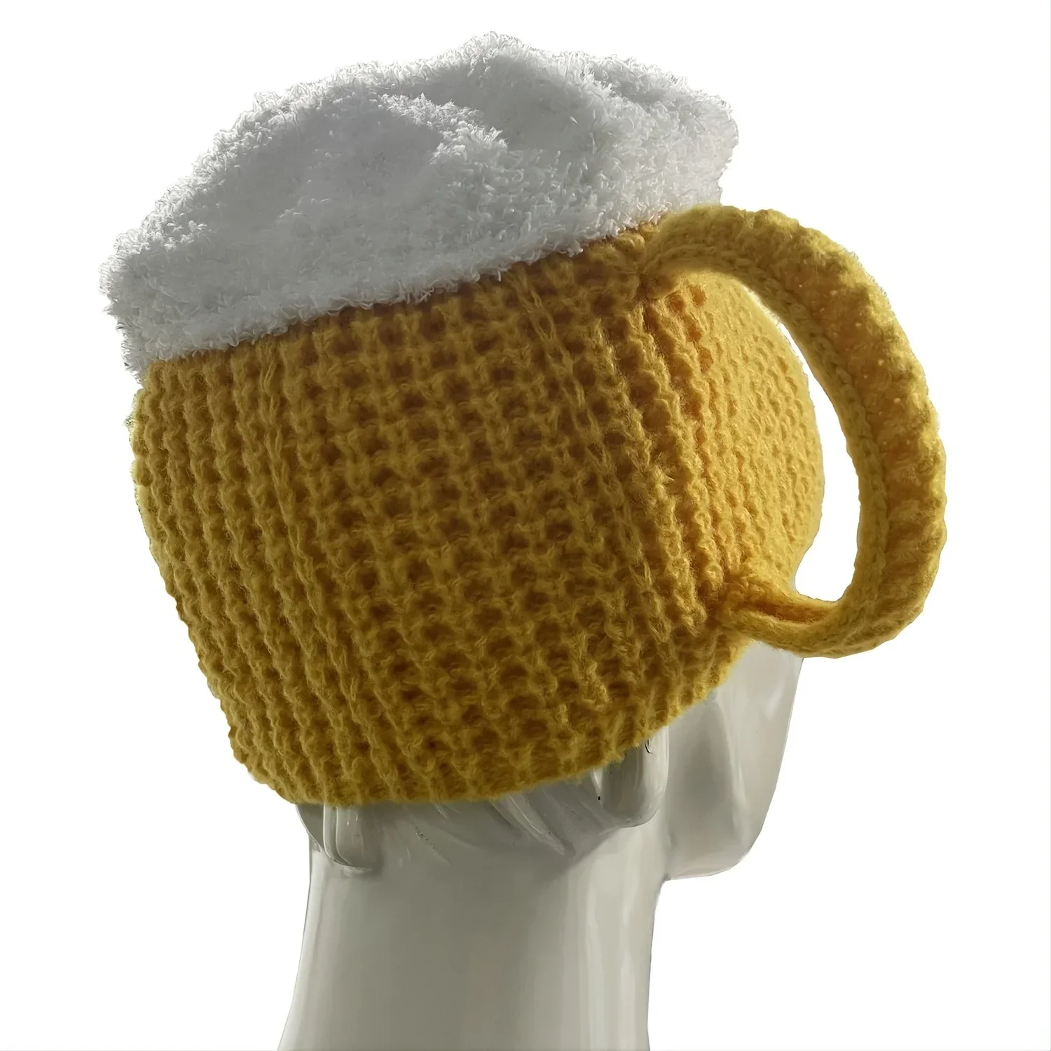 Beer Mug-Inspired Creative Knitted Hat - Image 6