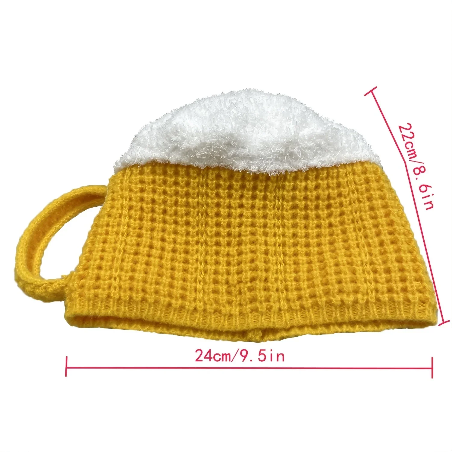Beer Mug-Inspired Creative Knitted Hat - Image 7