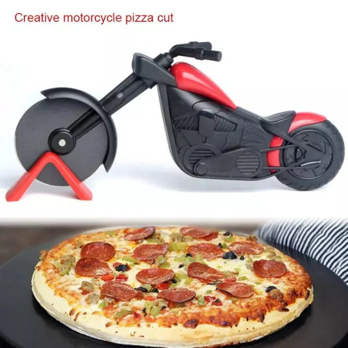 Motorcycle Shaped Pizza Cutter - Image 2