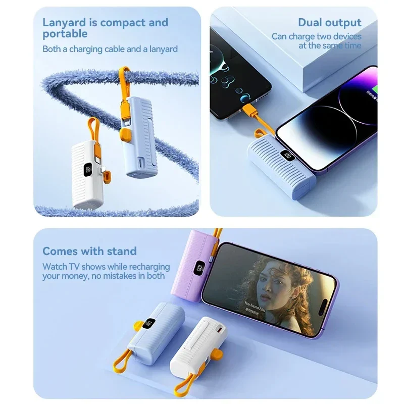 Bidirectional Digital Display Ultra-Long Battery Powerbank - Image 2