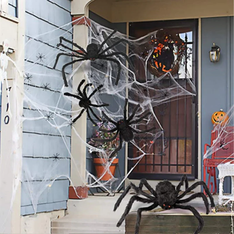 Big Black Spider Halloween Party Decoration - Image 10