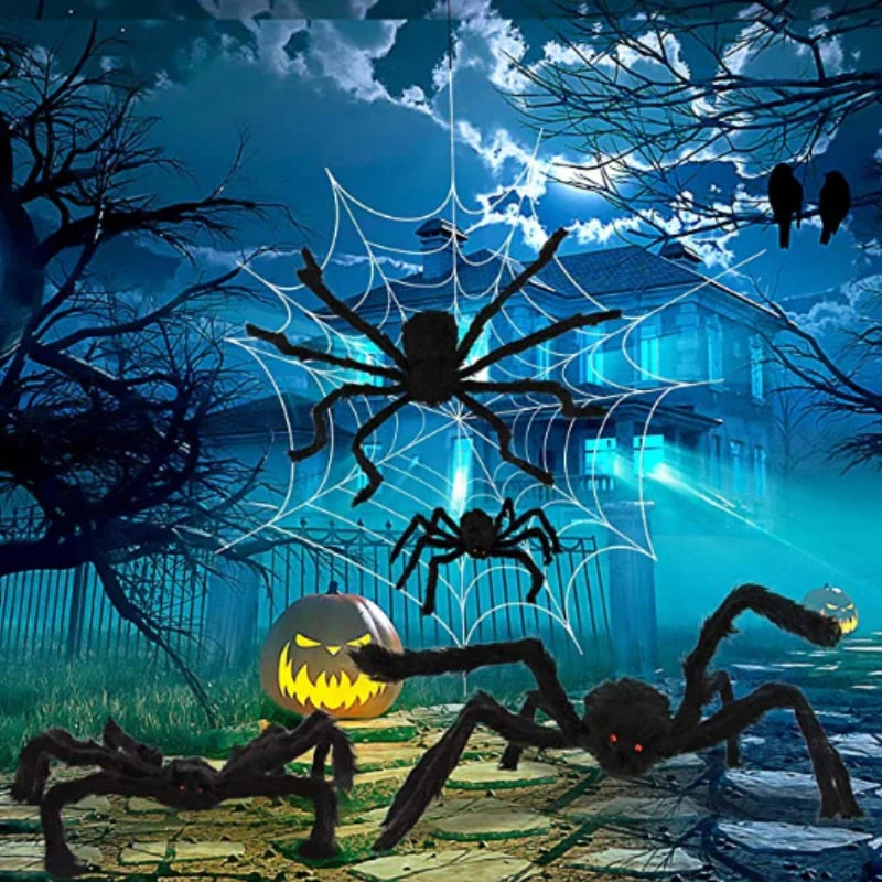 Big Black Spider Halloween Party Decoration - Image 6