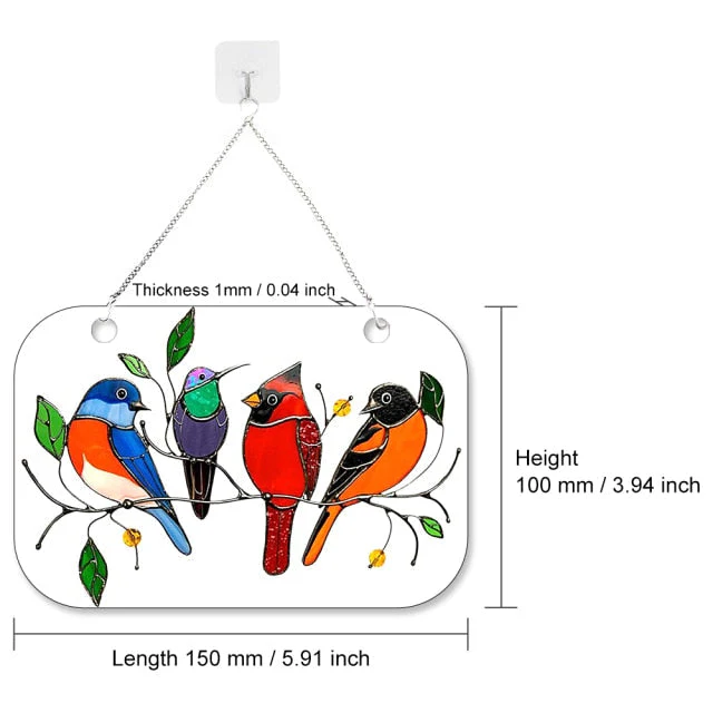 Bird Iron Wall Art Ornament - Image 8