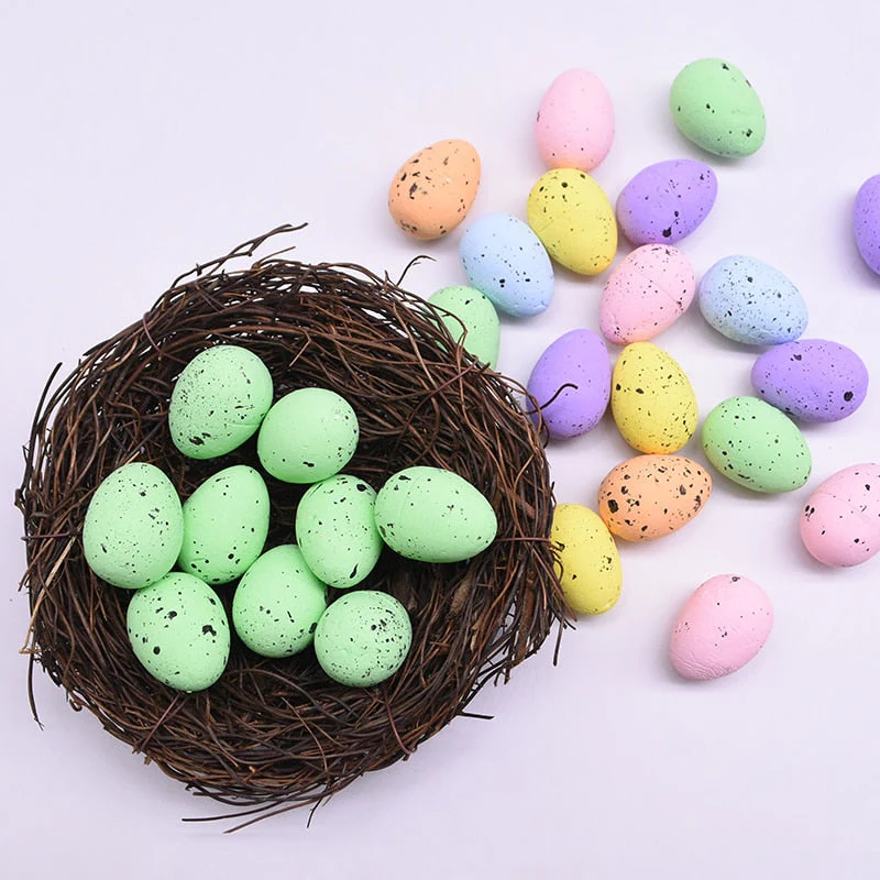 Bird's Nest Foam Decoration for Easter Eggs - Image 4