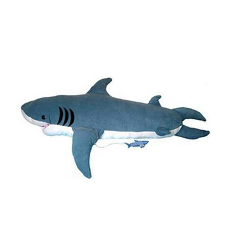 Bite Me Shark Giant Shark Plush Sleeping Bag Toy - Image 4