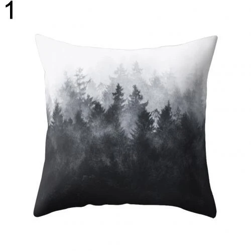 Black and White Design Geometric Home Pillow Cases - Image 2
