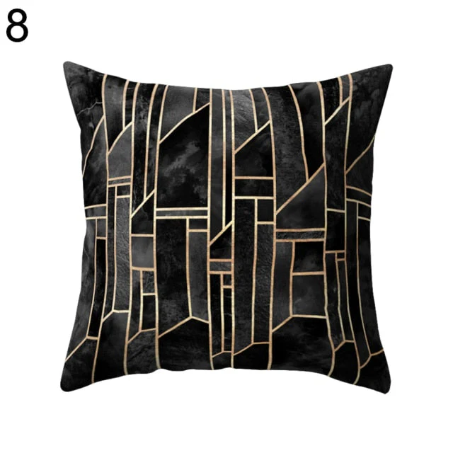 Black and White Design Geometric Home Pillow Cases - Image 9