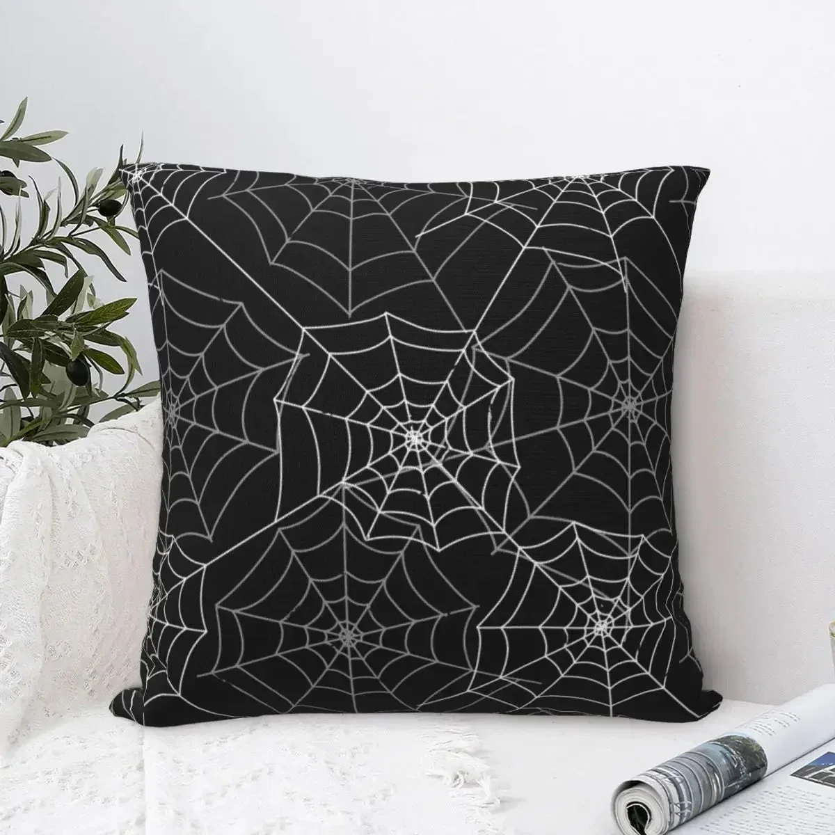 Black and White Halloween Pillow Cases