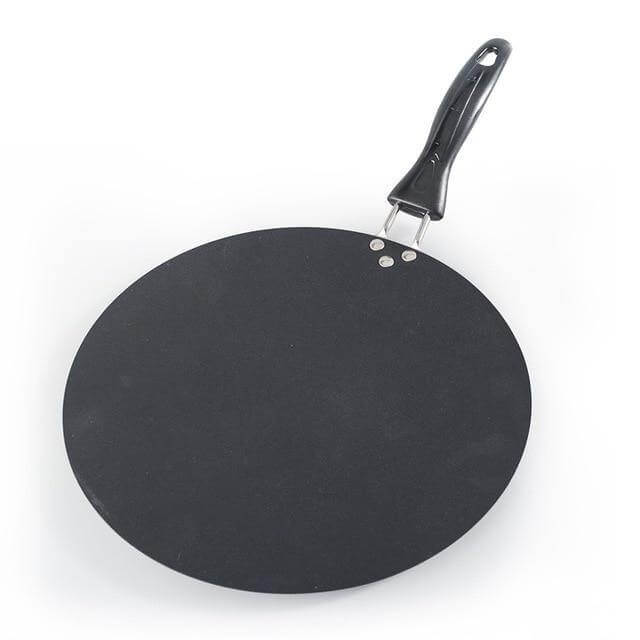 Black Iron Round Non-stick Pancake Pan - Image 5