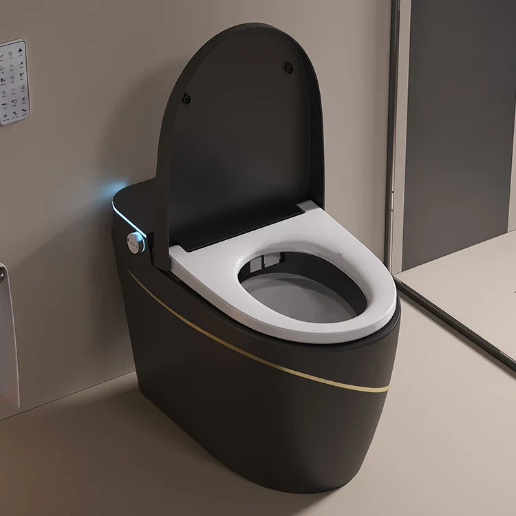 Black Pearl Futuristic Intelligent Elegant Toilet - Image 3