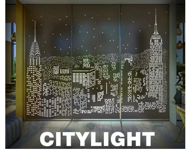 Blackout Amazing City Night View Window Sticker - Image 2