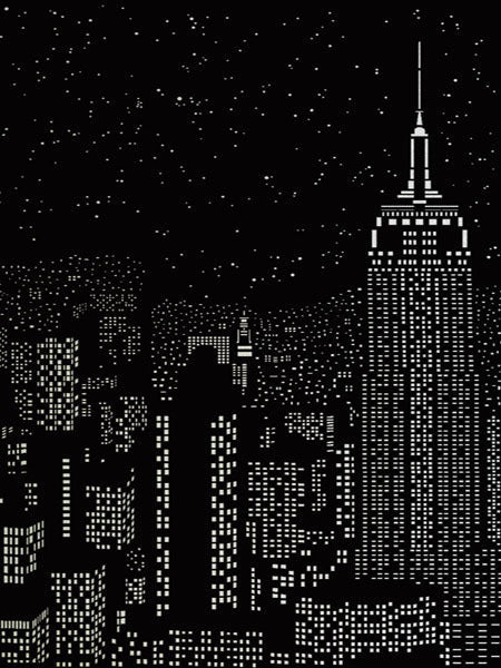 Blackout Amazing City Night View Window Sticker - Image 3