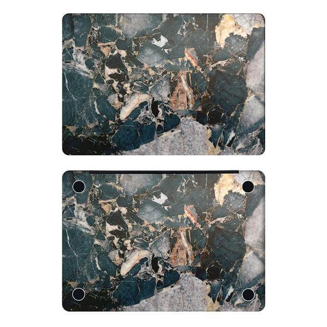 Blue Marble Grain Full Body Cover Skin for Macbook - Image 2