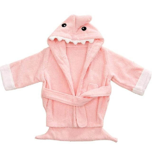 Blue Shark Baby Bath Towel - Image 5