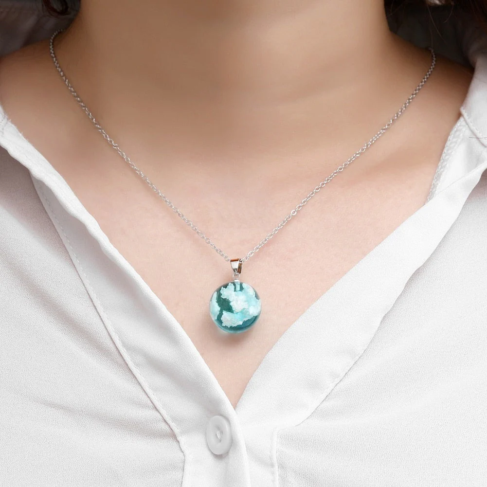 Blue Sky Love Moon Necklace - Image 6
